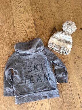 Childhoods Clothing Skate  Surf Hoodie Toddler Top Pullover 2t Ski Team Beanie